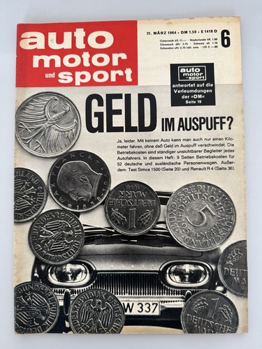Zeitschrift auto motor und - auto,