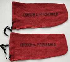 CROUCH FITZGERALD STAUBBEUTEL BEUTEL TASCHE SCHUHE ROT EDEL GESCHENK WEIHNACHTEN