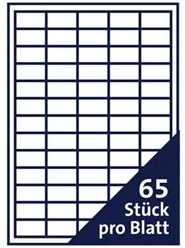 6500 soennecken etiketten - 6500,