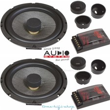 AUDIO SYSTEM R-165 FLAT EVO 16,5cm Auto Flach-Lautsprecher Boxen Set Radion 260W