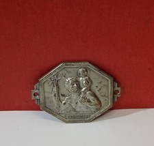 Alte Christophorus Plakette