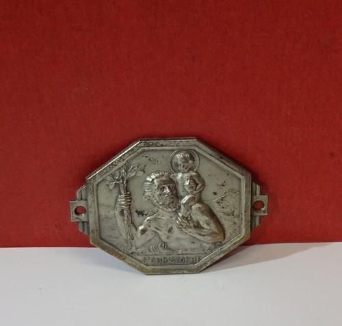 Alte christophorus plakette - alte,
