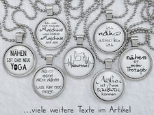 Spruchkette by Perletta 40 Texte Nähen Schneidern Nähmaschine Nadel und Faden 