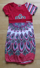 Kleid Gr. 11 12 146 152 bunt