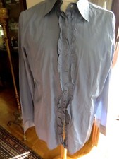 Rossana Diva made in Italy zauberhafte dünne graue Bluse Gr. 46