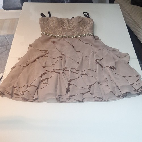 Laona cocktailkleid kurz beige - cocktailkleid,