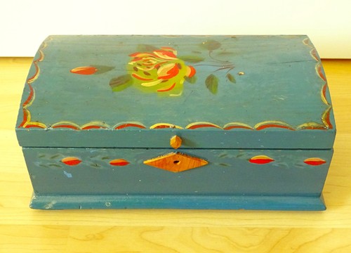 Alte dose schatulle kiste mit - alte,