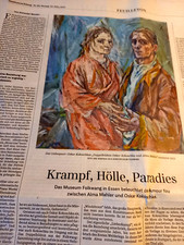 ALMA MAHLER, OSKAR KOKOSCHKA MUSEUM FOLKWANG ESSEN   v.'25 Ü