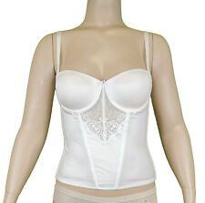 Triumph Luxurious Romance CRS Corsage Korsage Weiß 0003/03 Satin Spitze Dessous