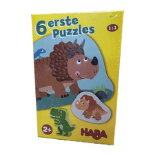 HABA Kinder Puzzle 6 erste Puzzles Dinos 1307186001 ab 2 Jahre - große Teile NEU