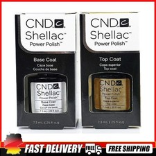 CND Shellac Base & Top Coat Nagellack–verpackt – inklusive Sendungsverfolgung DE