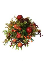 Kunstblumenstrauß 17cm Apfel