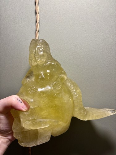 Große gelbe fluorit - große,