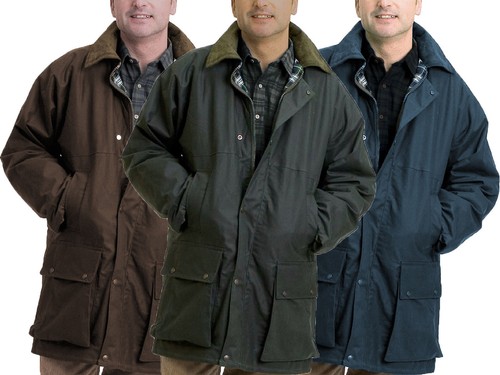 Gepolsterte wachsjacke für - ,