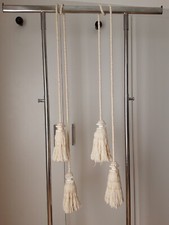 Vintage Raffhalter für Gardinen Doppelquaste Landhausstil