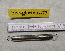 1x Zugfeder Feder Sprungfeder 10x 95mm Federstahl DIN 2097 verzinkt