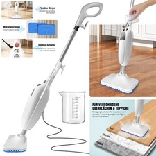 3600W 2 in 1 Handdampfreiniger Dampfbesen Dampfmop Bodenwischer für Teppich