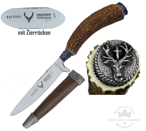 Trachtenmesser hirschhorngriff - trachtenmesser,