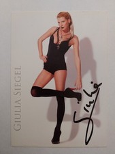 Giulia Siegel Autogramm Signiert AK
