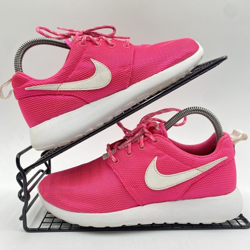 Nike roshe run - neon, weiß