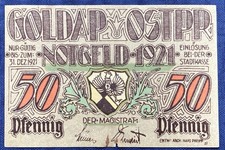 50 Pfennig 1921  Goldap