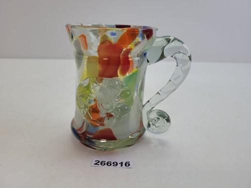 Krug glas handarbeit blume - krug,
