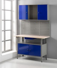 Werkbank mit 2 Schubladen / 1