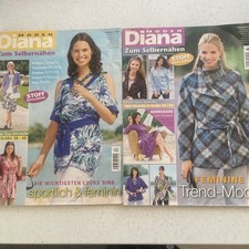2 Diana MODEN Hefte Nr. 33 + 34 Thema alles zum Nähen