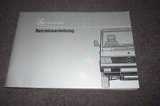 Betriebsanleitung Bedienungsanleitung Mercedes MB 100 D neuwertig/unbenutzt
