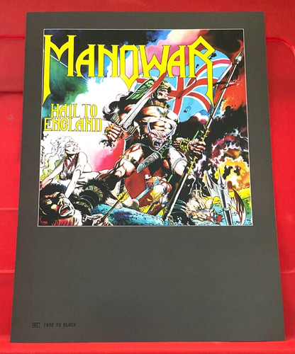 Manowar hail england album - hail,
