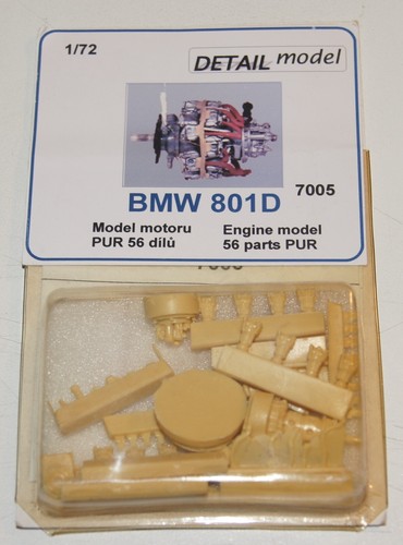 Detail model 7005 bmw 801d - model,