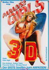 Plakat Paradise Girls 3D, 3-D, 1981 Olinka Hardiman, Peter Bond, Simone Graf