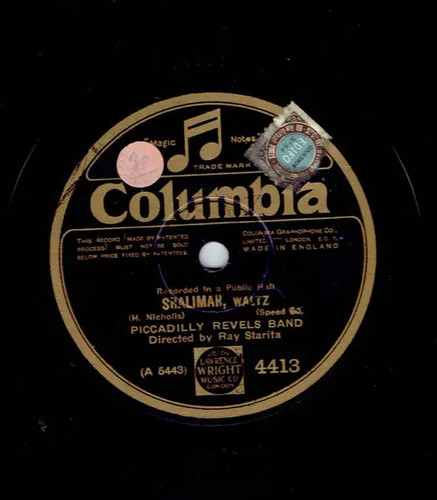 Schellack piccadilly revels - schellack,