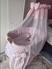 Waldin Stubenwagen-Set In Rosa