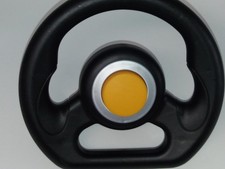 Big Bobby Car Original Lenkrad Neo mit Hupe gelb  passt an alle Big Bobby Car