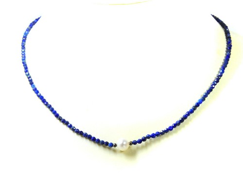 Heilstein lapislazuli kette - lapislazuli,