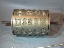 Plätzchen Walze für Teigmaschine Spekulatius Maschine . Messing Walze  B =26 cm