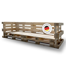 Gemütliche Palettencouch | für Innen & Außen | Lounge | aus Holz | selber bauen