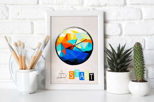 Moderne abstrakte kunst - moderne,