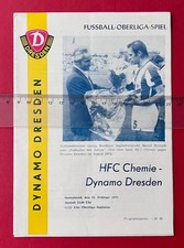 DDR Fussball Programmheft 1975
