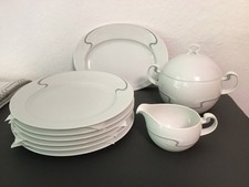 Rosenthal Asimmetria Schiefer Speiseservice 6 Personen Sehr gut!