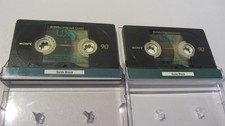 2x SONY UX-S 90 Min. von 1992 SEHR GUTER ZUSTAND Type 2 CrO2