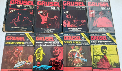 Erbers grusel krimi doppelband - grusel,