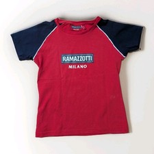 Ramazzotti T-Shirt Kurzarm Rot Fan Shirt Frauen Größe M (S) - 100% Baumwolle