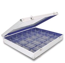 Alu sammel vitrine - alu, setzkasten