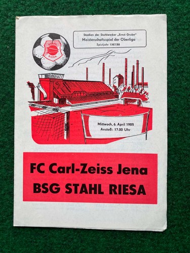 Fußballprogramm bsg stahl - bsg,