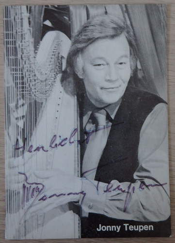 Autogramm deutscher harfenist - deutscher,