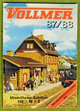 Vollmer 87/88 ,  Modellbahn-Zubehör H0 + N + Z , Katalog mit Preisliste , TOP