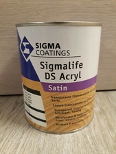 21€/L Sigma-Life DS Acryl Satin 2,5L Lasur Holzlasur Dickschicht-Lasur (S419)