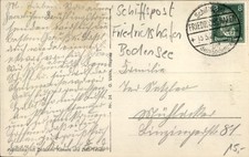 Stempel Schiffspost auf dem
